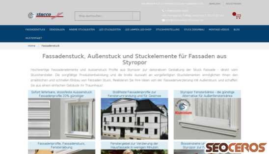 stuckleistenstyropor.de/fassadenstuck.html desktop előnézeti kép