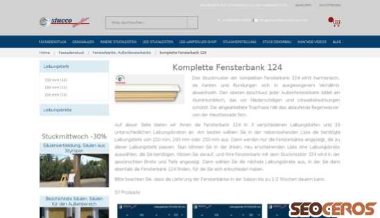 stuckleistenstyropor.de/fassadenstuck/fensterbank-aussenfensterbank/komplette-fensterbank-124.html desktop Vorschau