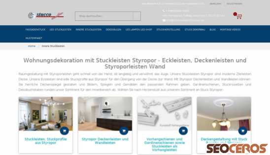 stuckleistenstyropor.de/innere-stuckleisten.html desktop obraz podglądowy