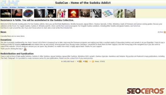 sudocue.net desktop obraz podglądowy