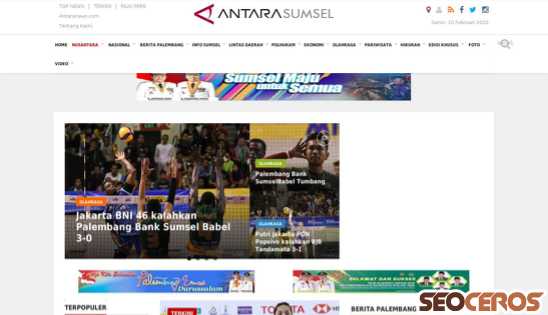 sumsel.antaranews.com desktop Vista previa