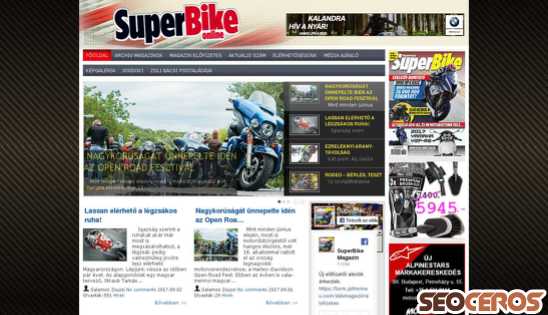superbike.hu desktop obraz podglądowy