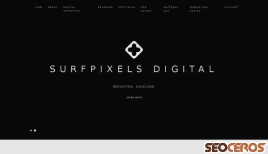 surfpixels.com desktop preview