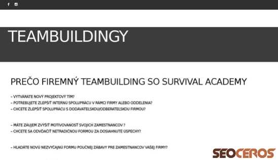 survivalacademy.sk/firemne-survival-teambuildingy desktop Vista previa