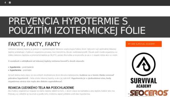 survivalacademy.sk/prevencia-hypotermie-s-pouzitim-izotermickej-folie desktop náhľad obrázku