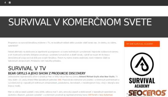 survivalacademy.sk/survival-v-komercnom-svete desktop előnézeti kép