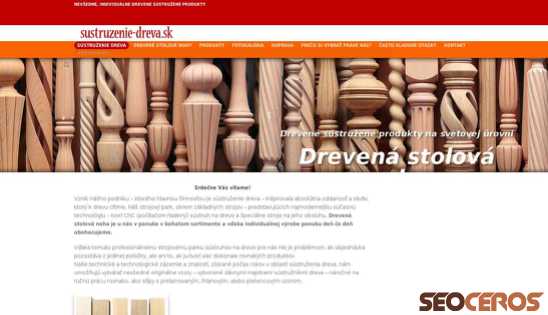 sustruzenie-dreva.sk desktop náhled obrázku