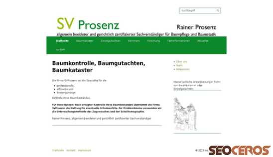 svprosenz.at desktop preview
