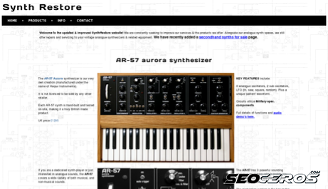 synthrestore.co.uk desktop preview