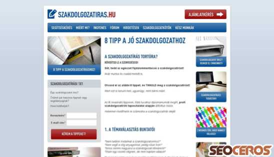 szakdolgozatiras.hu desktop előnézeti kép