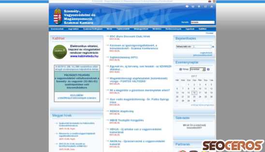 szakmaikamara.hu desktop náhľad obrázku