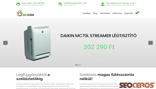 szellozesinfo.hu desktop előnézeti kép