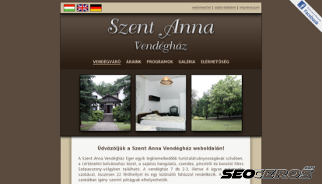 szent-anna.hu desktop preview