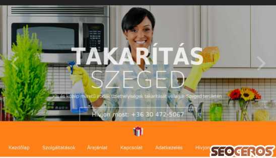 takaritas-szeged.hu desktop náhľad obrázku