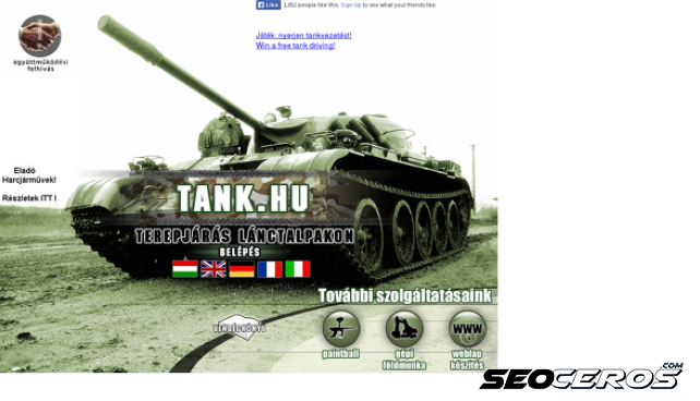 tank.hu desktop preview