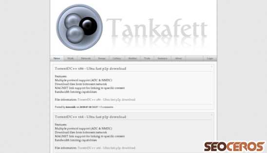 tankafett.biz desktop náhľad obrázku