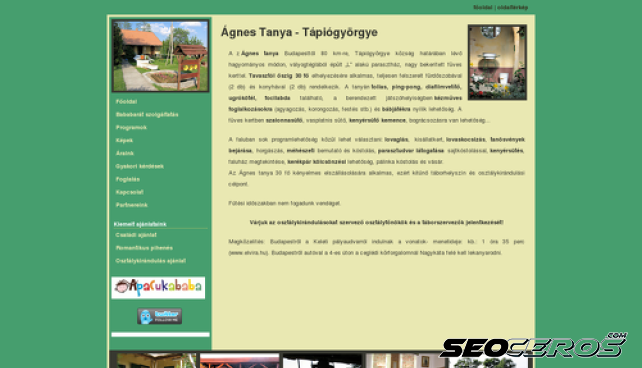 tapiotanya.hu desktop náhľad obrázku