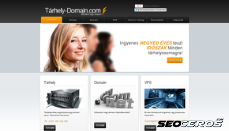 tarhely-domain.com desktop Vista previa