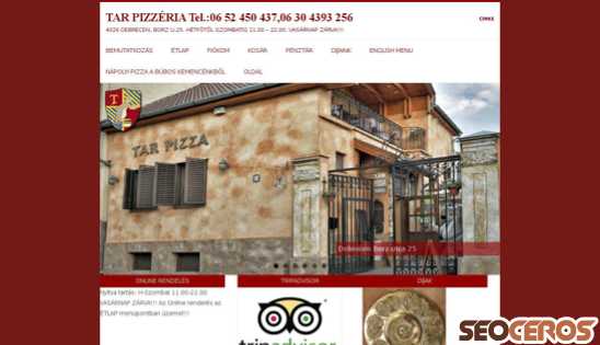 tarpizza.com desktop prikaz slike