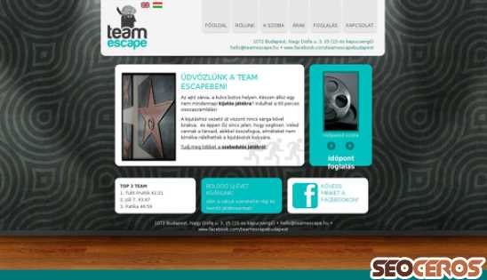 teamescape.hu desktop náhled obrázku