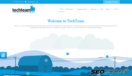 techteam.co.uk desktop förhandsvisning