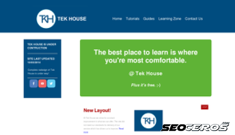 tek-house.co.uk desktop förhandsvisning