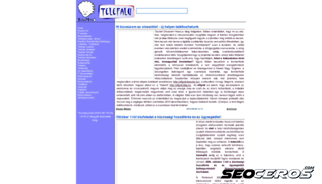 telefalu.hu desktop előnézeti kép