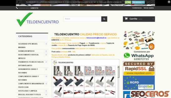 teloencuentro.es desktop förhandsvisning
