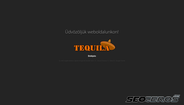 tequilamusic.hu desktop prikaz slike