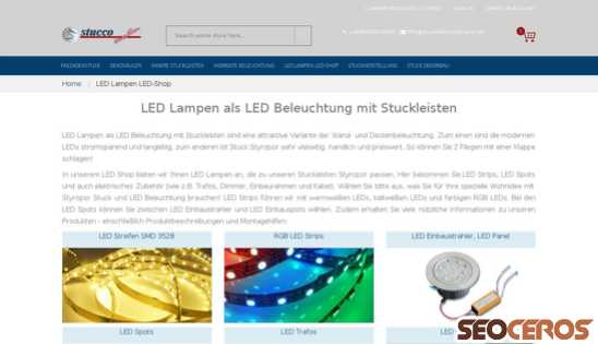 teszt2.stuckleistenstyropor.de/led-led-beleuchtung.html desktop Vorschau