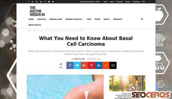 thedoctorweighsin.com/basal-cell-sebaceous-cell-carcinoma desktop preview