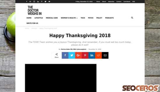 thedoctorweighsin.com/happy-thanksgiving-2018 desktop preview