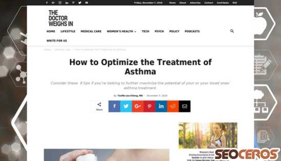 thedoctorweighsin.com/optimize-asthma-treatment desktop preview