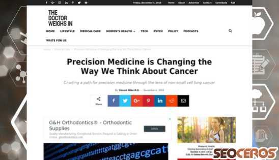 thedoctorweighsin.com/precision-medicine-non-small-cell-lung-cancer desktop previzualizare