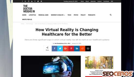 thedoctorweighsin.com/virtual-reality-improving-healthcare desktop previzualizare