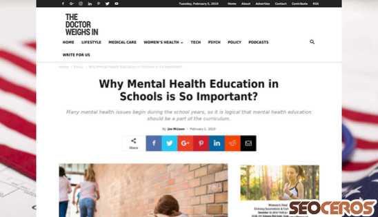 thedoctorweighsin.com/why-is-mental-health-education-so-important desktop obraz podglądowy