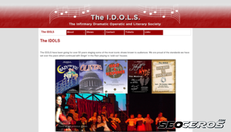theidols.co.uk desktop náhled obrázku