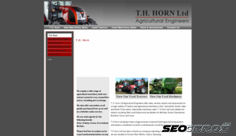 thhorn.co.uk desktop előnézeti kép