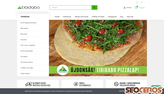 tibidabo.hu desktop előnézeti kép