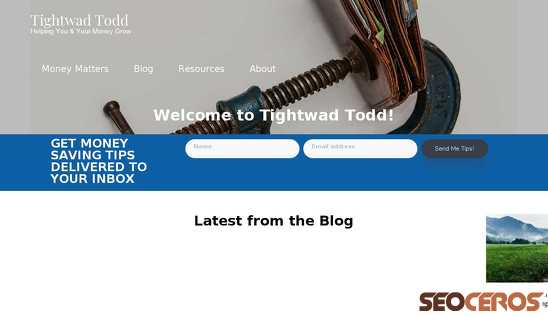 tightwadtodd.com desktop Vista previa