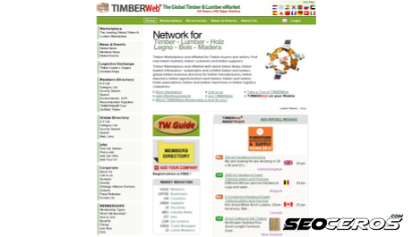 timbertraders.co.uk desktop previzualizare
