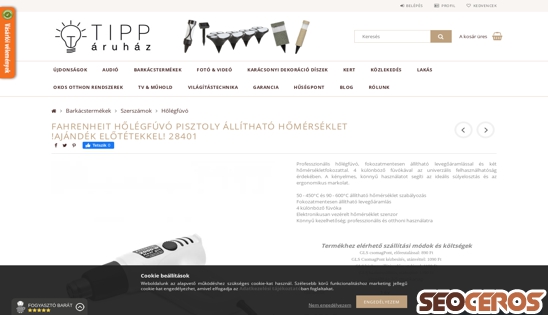 tipparuhaz.hu/spd/28401/Fahrenheit-Holegfuvo-pisztoly-Allithato-homersekle desktop náhľad obrázku