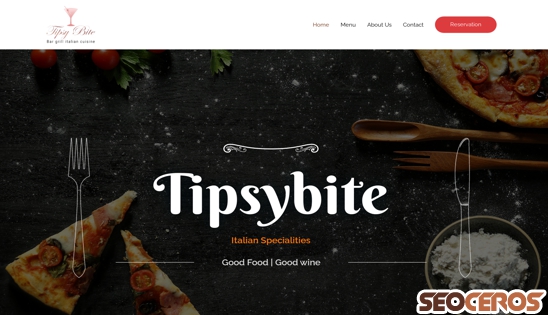 tipsybite.co.uk desktop prikaz slike