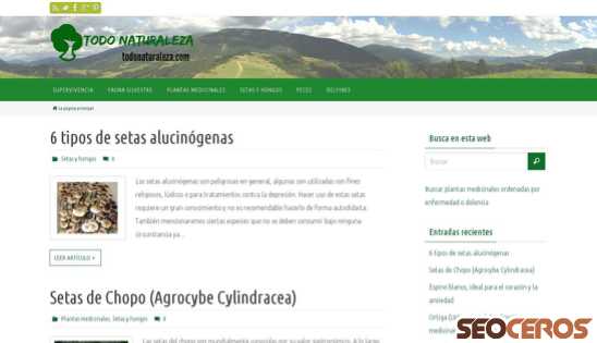 todonaturaleza.com desktop náhľad obrázku