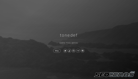 tonedef.co.uk desktop előnézeti kép