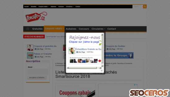 tonsite.ca/liste-des-coupons-rabais-caches-et-actifs-smartsource-ca desktop obraz podglądowy