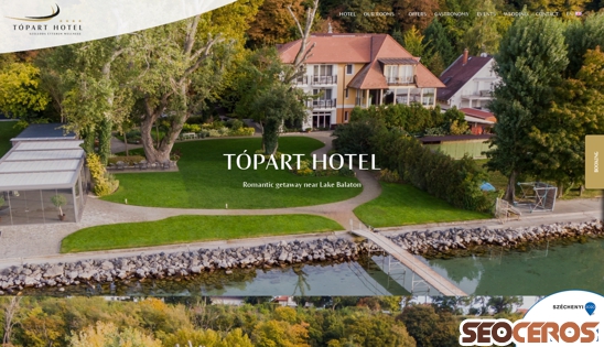topart-hotel.hu desktop előnézeti kép