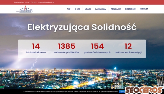 topelectric.pl desktop previzualizare