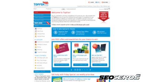 topfox.co.uk desktop Vista previa