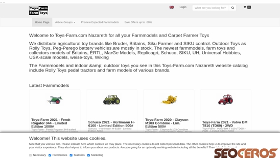 toys-farm.com desktop náhled obrázku